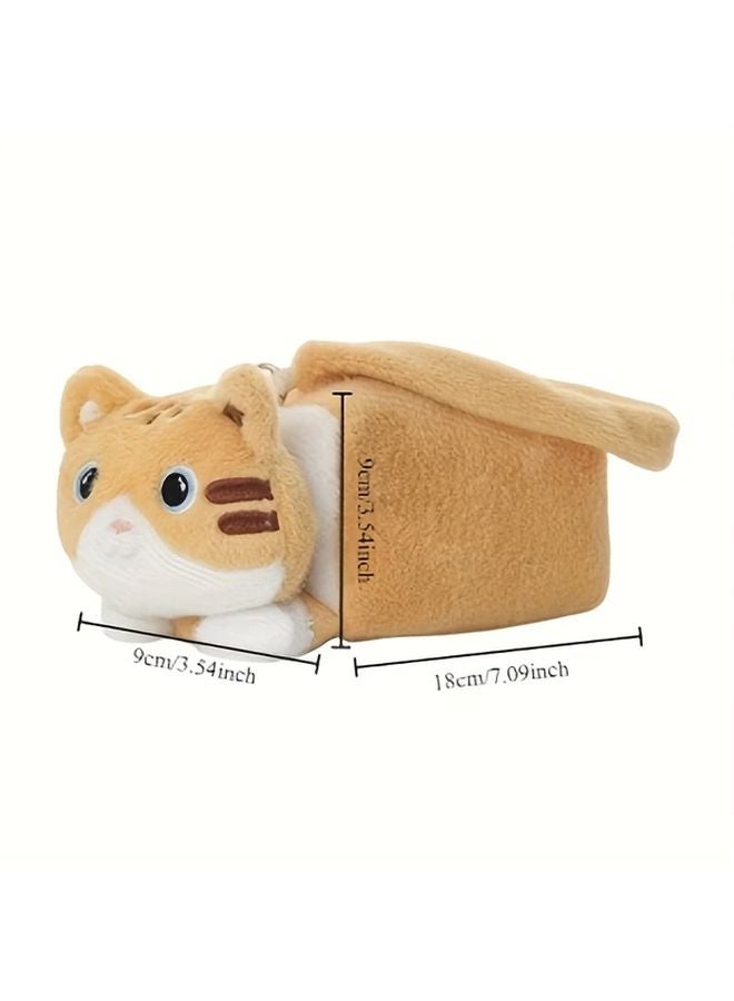 Three Flower Cat Car Tissue Box Hanging Dashboard Holder Cute Cartoon Design Easy Installation No Tools - Image 4